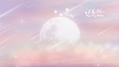 粉色星空