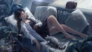治愈少女和猫