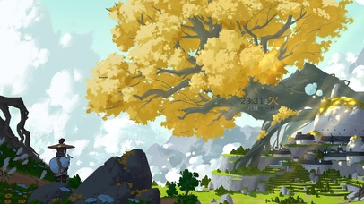 4k 治愈唯美古风茶屋小镇