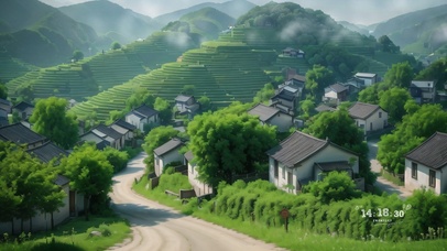 村头小路(风景动态壁纸) - 动态壁纸下载 - 元气壁纸