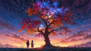 枫叶情侣