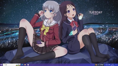 星空女孩主题壁纸