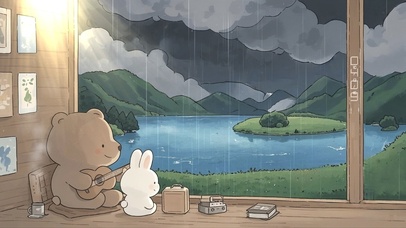 窗外的雷雨窗内的我们