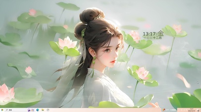 侧颜气质古风美女