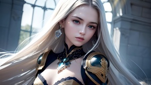 金发美女战士