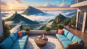 山顶的小屋