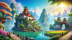 梦幻山水