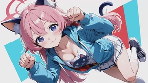 可爱萝莉女孩