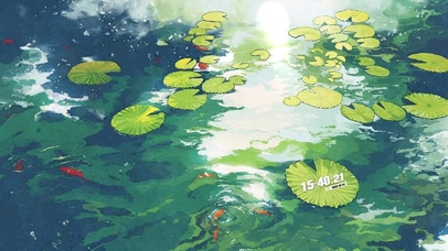 荷塘月色（锦鲤）