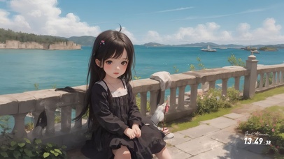 小清新可爱女孩