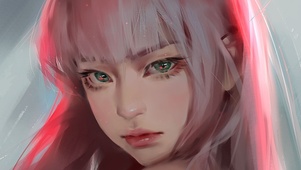 红发冷酷美女