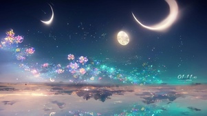 月亮星空