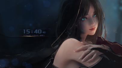 4K唯美厚涂美少女