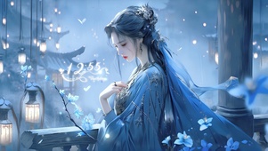 梦幻夜幽兰美人