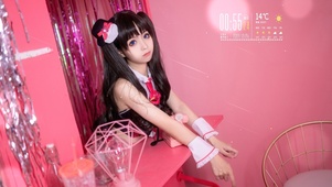 4K清纯双马尾美女