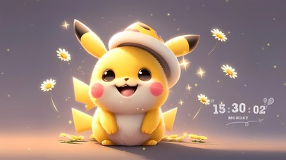 可爱微笑皮卡丘