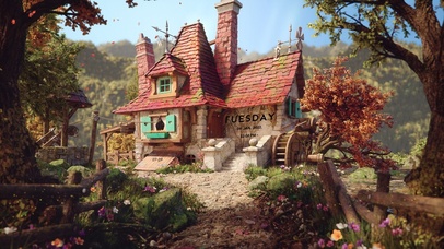 护眼治愈动漫小屋