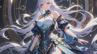 二次元魔族美女