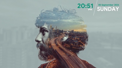 意境男孩简约音乐动态壁纸