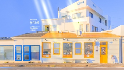 唯美清新城市街道房屋