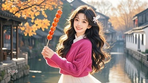 吃糖葫芦