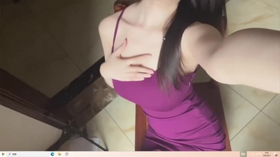 瑜伽 性感长发紧身连衣裙 美女