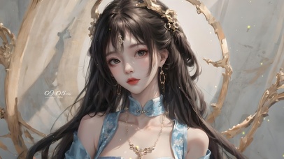 4K唯美清纯气质古风汉服少女