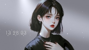 短发女生