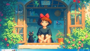 可爱黑猫少女