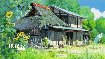 唯美治愈房屋绿景