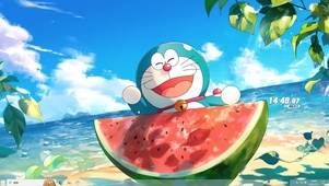 海边的哆啦A梦