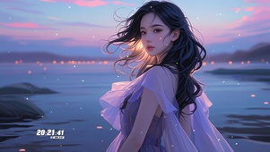海边晚霞