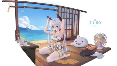 3D动漫美少女房间