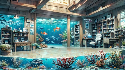 4K海底世界小屋