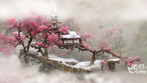 飘雪梅花
