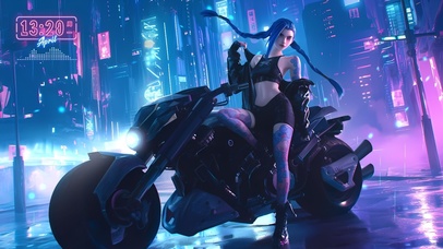 4K 机车少女金克丝