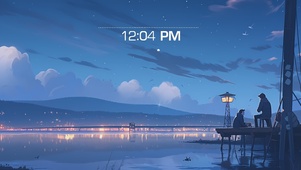 难得的清闲，流星划过