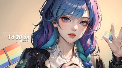 4k神颜幸运少女