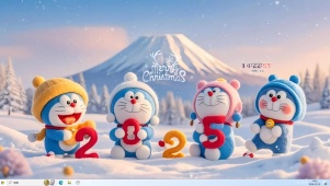 2055雪景圣诞节