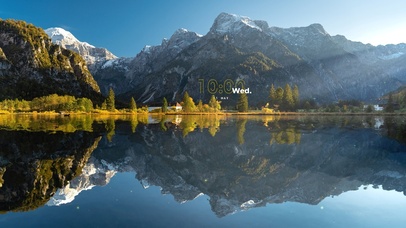 4K唯美治愈高山湖景