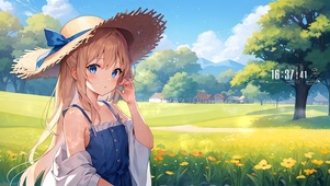 草帽女孩