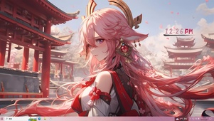 唯美 樱花落下