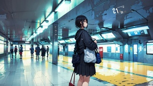 地铁女孩
