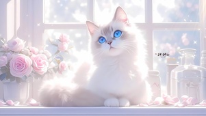 可爱温馨的猫咪