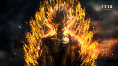 【龙珠】超级赛亚人背景+气劲音