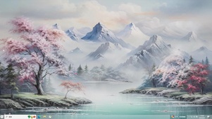 梦幻水墨壁纸-桌面主题