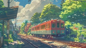 盛夏里的列车