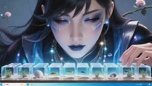 魔幻女孩桌面主题