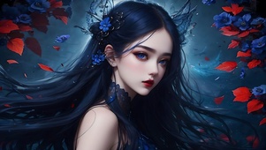 蓝色妖姬