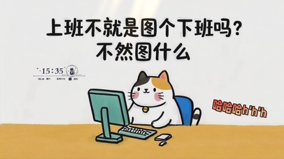 上班就是为了下班